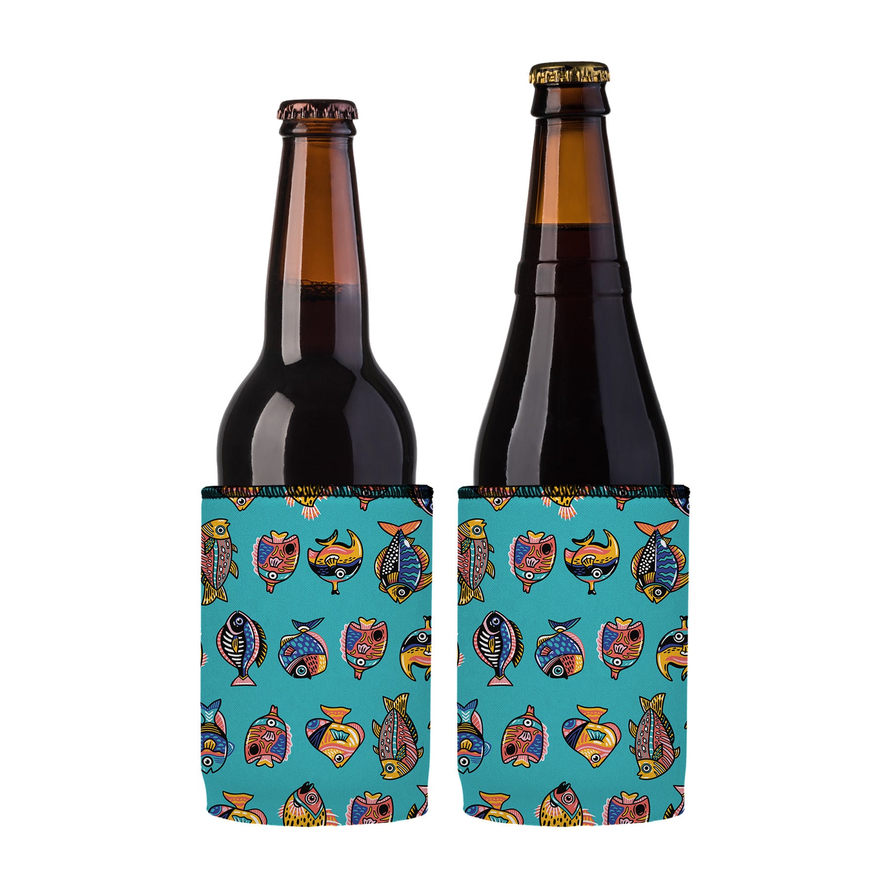 Stubbyz Tropical Fish Stubby Cooler 2-Pack
