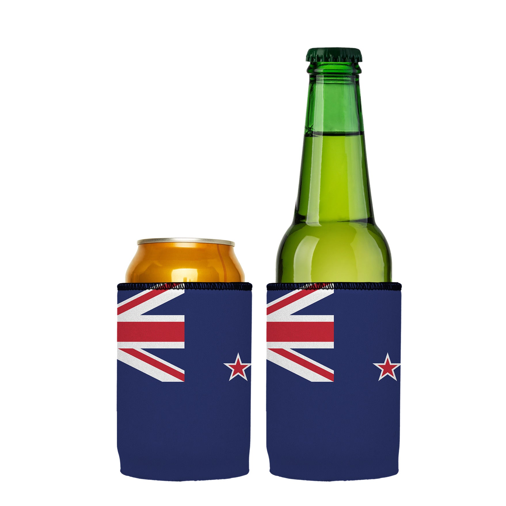 Stubbyz New Zealand Flag Stubby Cooler 2-Pack
