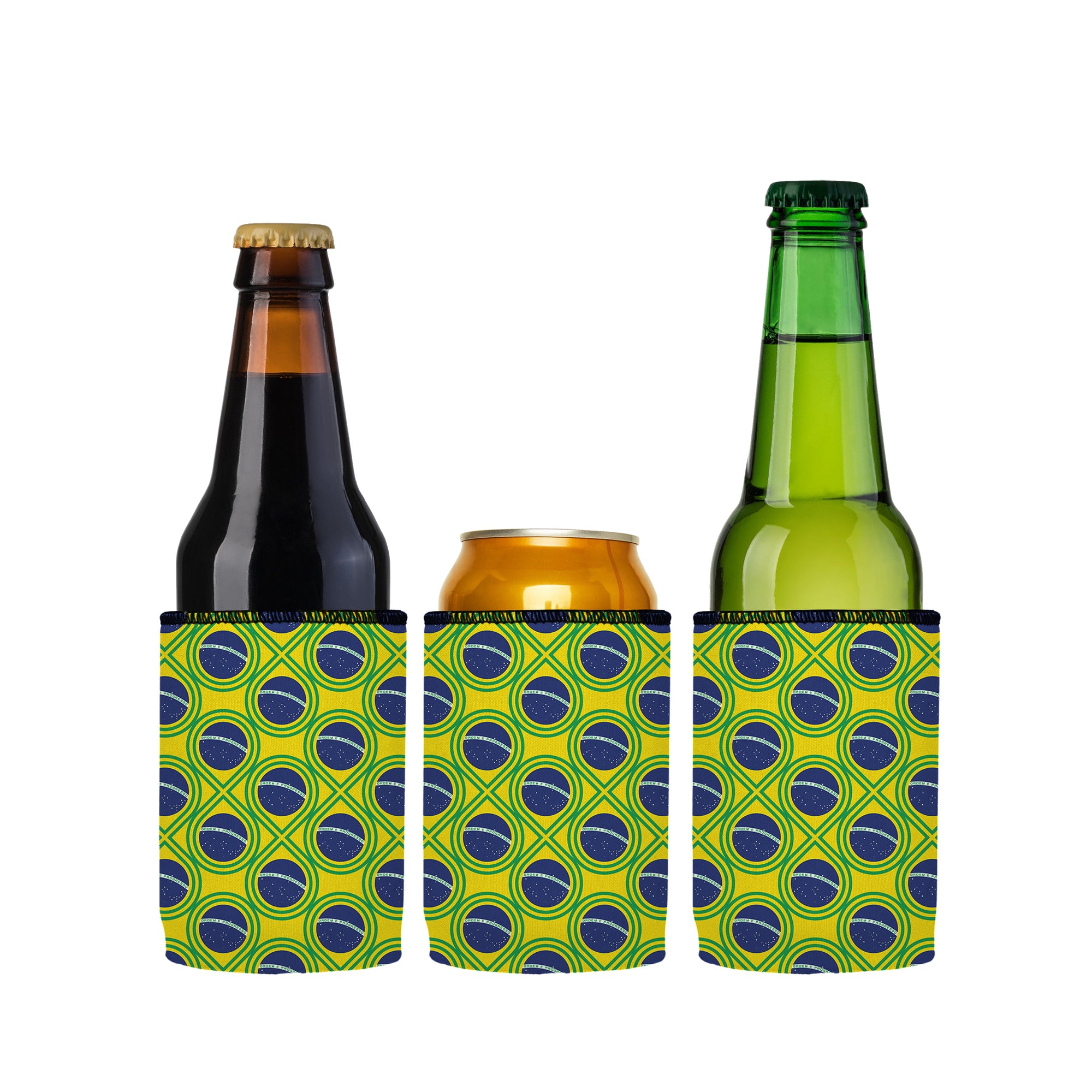 Stubbyz Brazil Vibes Stubby Cooler 3-Pack