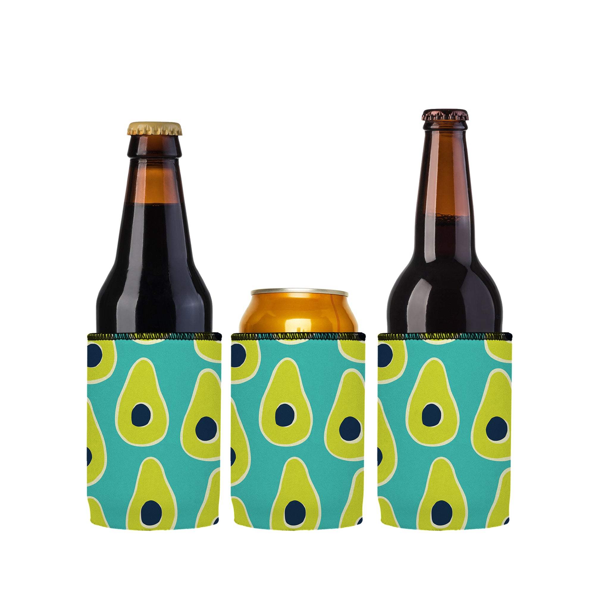Stubbyz Fresh Avocado Stubby Cooler 3-Pack