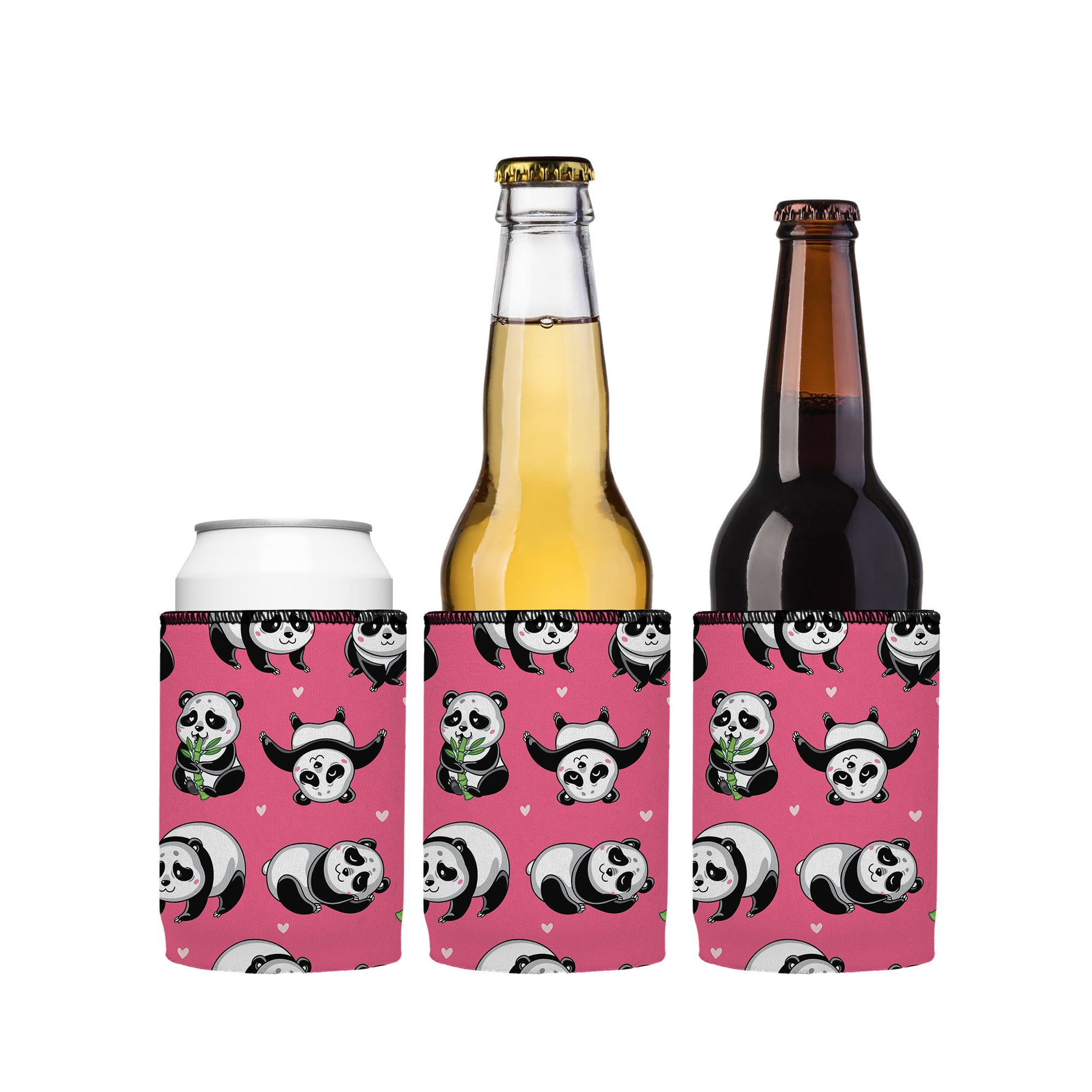 Stubbyz Panda Love Stubby Cooler 3-Pack