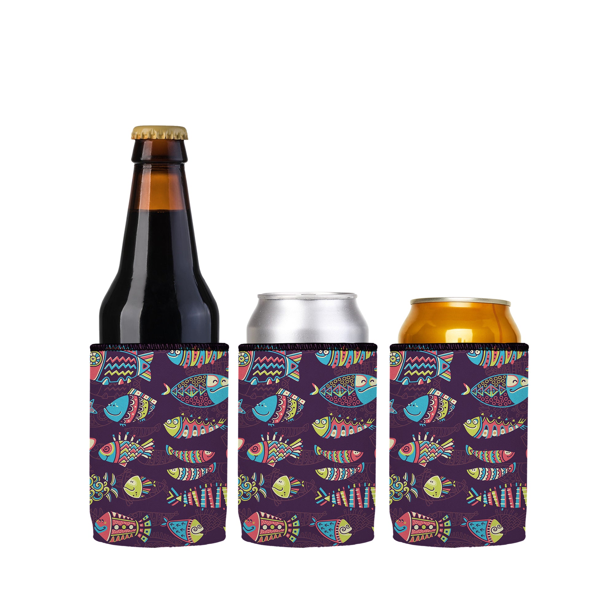 Stubbyz Festival Fish Stubby Cooler 3-Pack