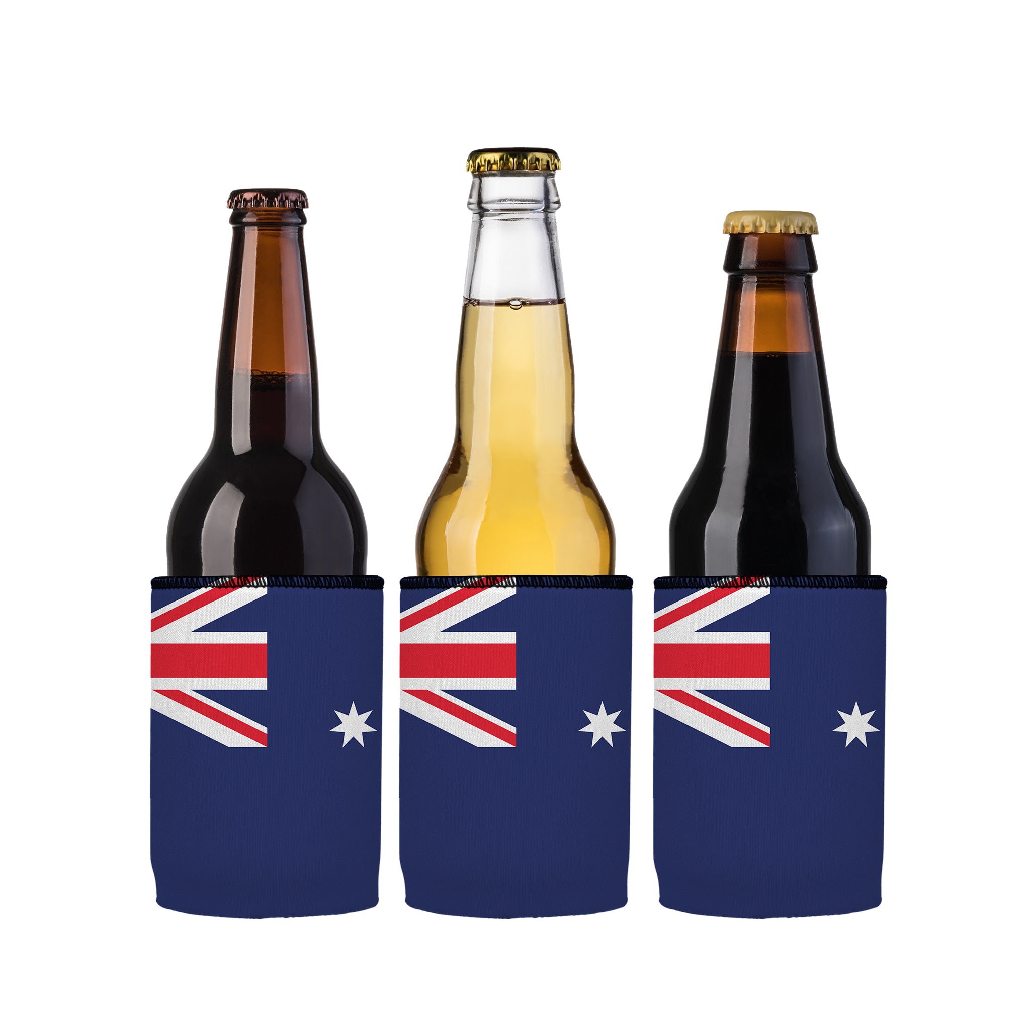 Stubbyz Australian Flag Stubby Cooler 3-Pack