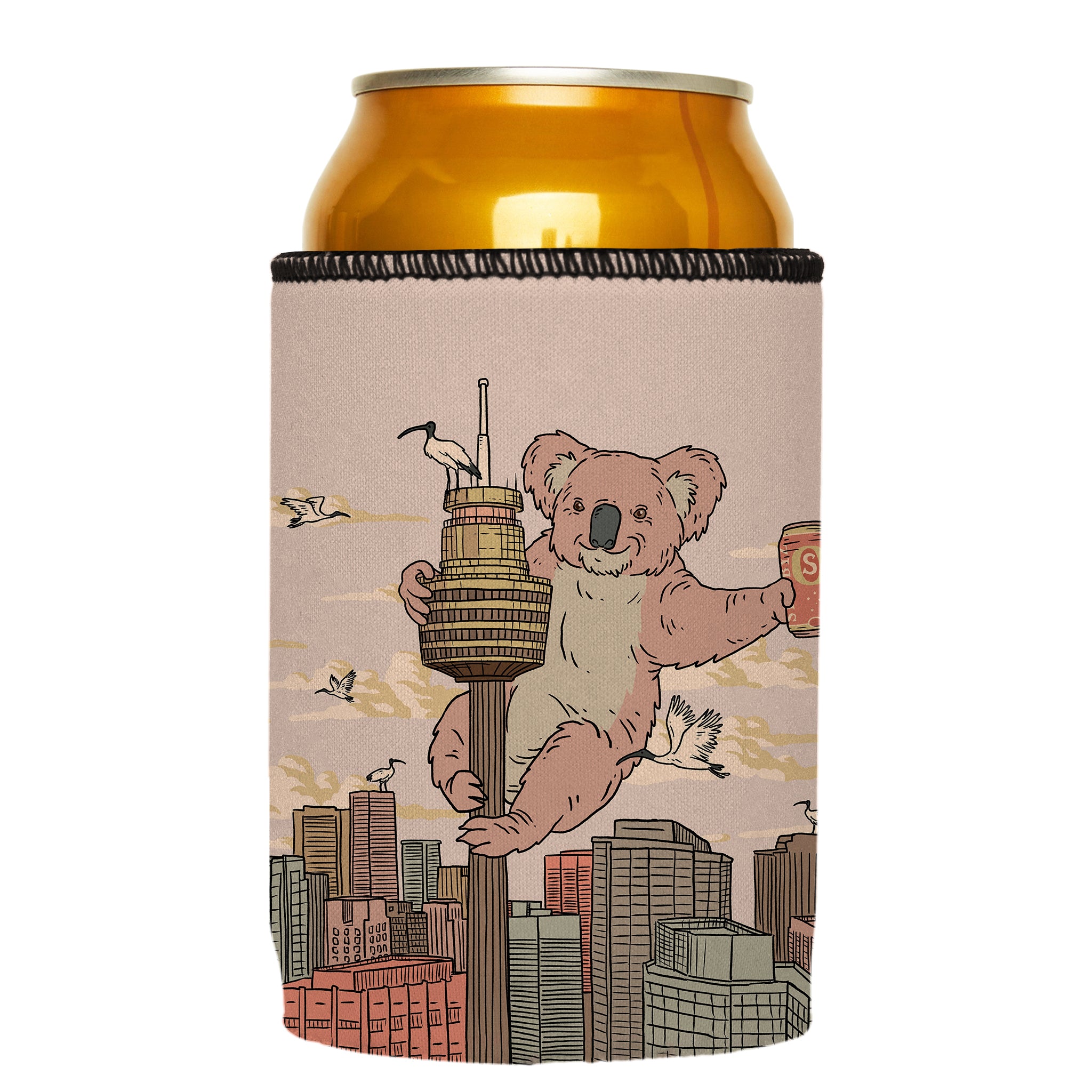 Stubbyz x Aidan Howes Koala Point Tower Stubby Cooler