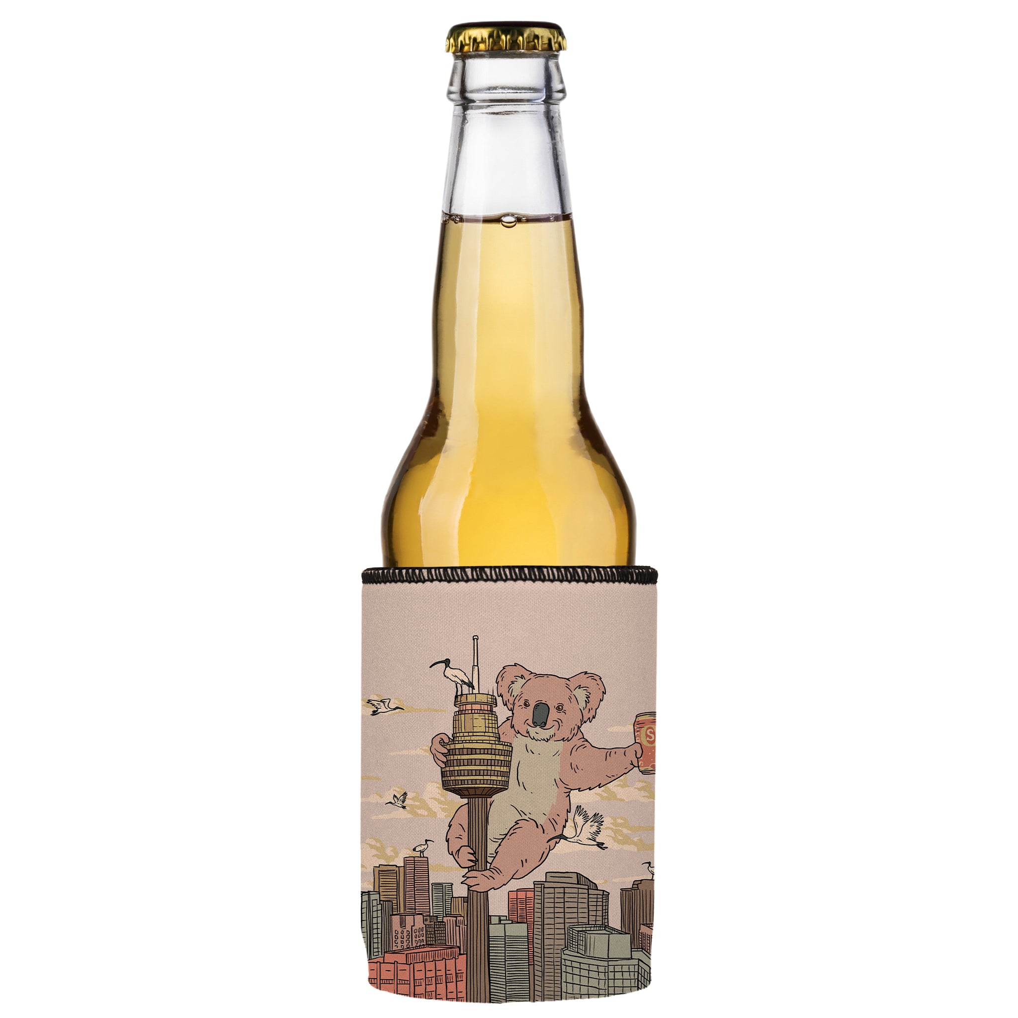 Stubbyz x Aidan Howes Koala Point Tower Stubby Cooler