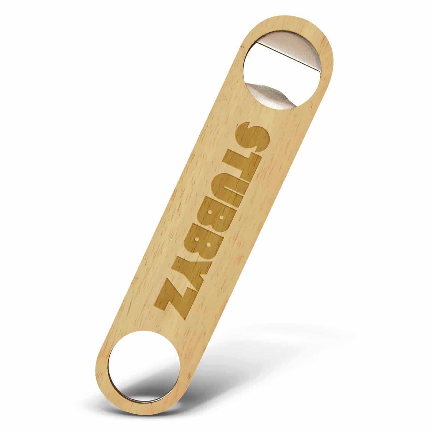 Stubbyz Natural Rubberwood Bottle Opener