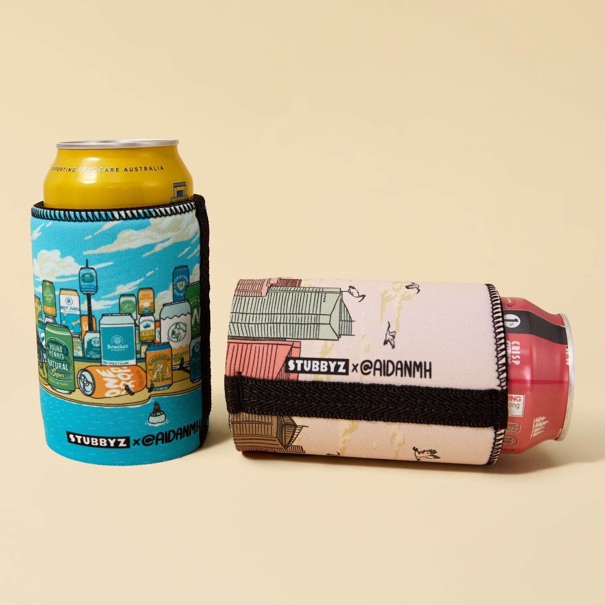 Stubbyz x Aidan Howes Collection Stubby Cooler (2 & 4-Pack)