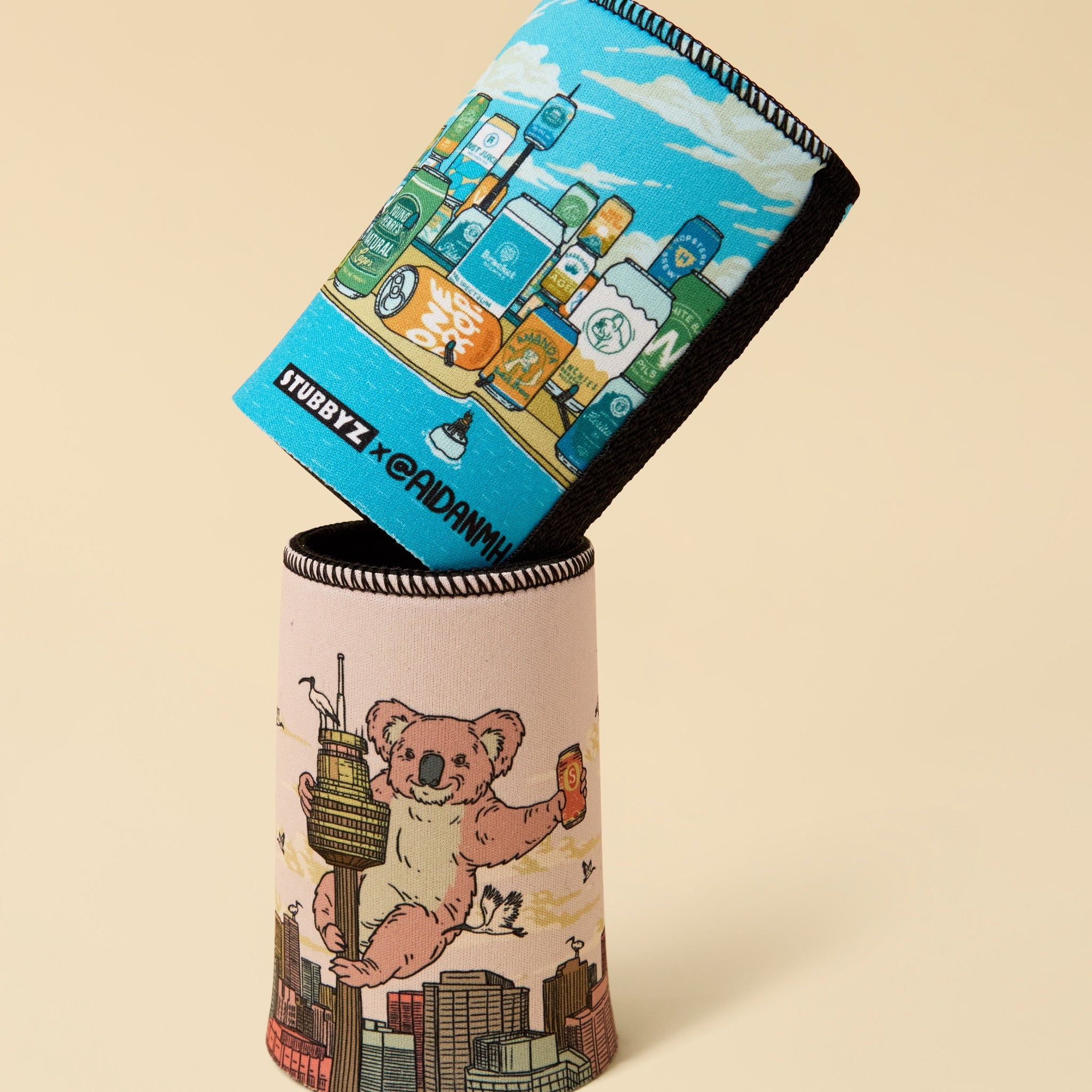Stubbyz x Aidan Howes Collection Stubby Cooler (2 & 4-Pack)