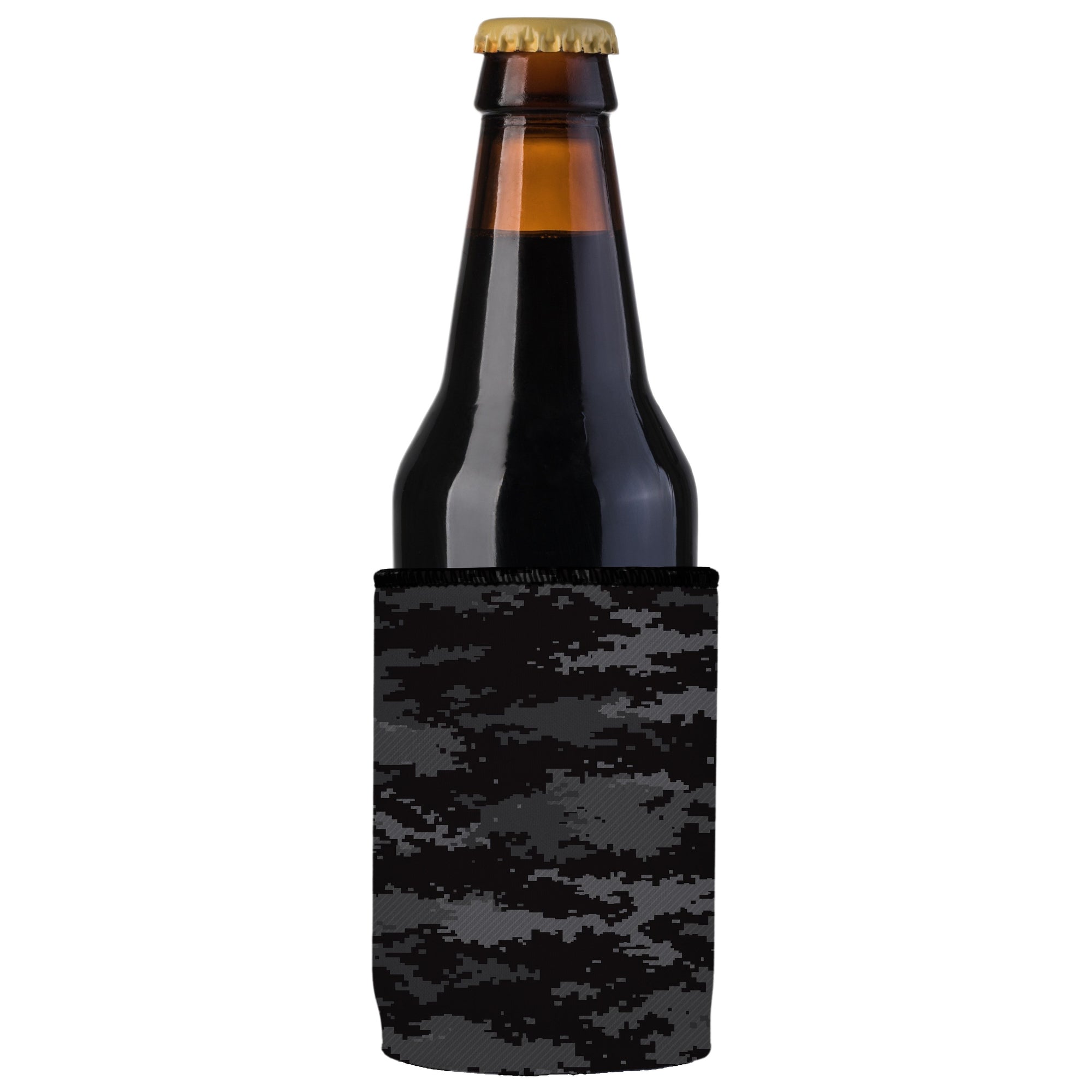 Stubbyz Digital Pixel Black Camo Stubby Cooler