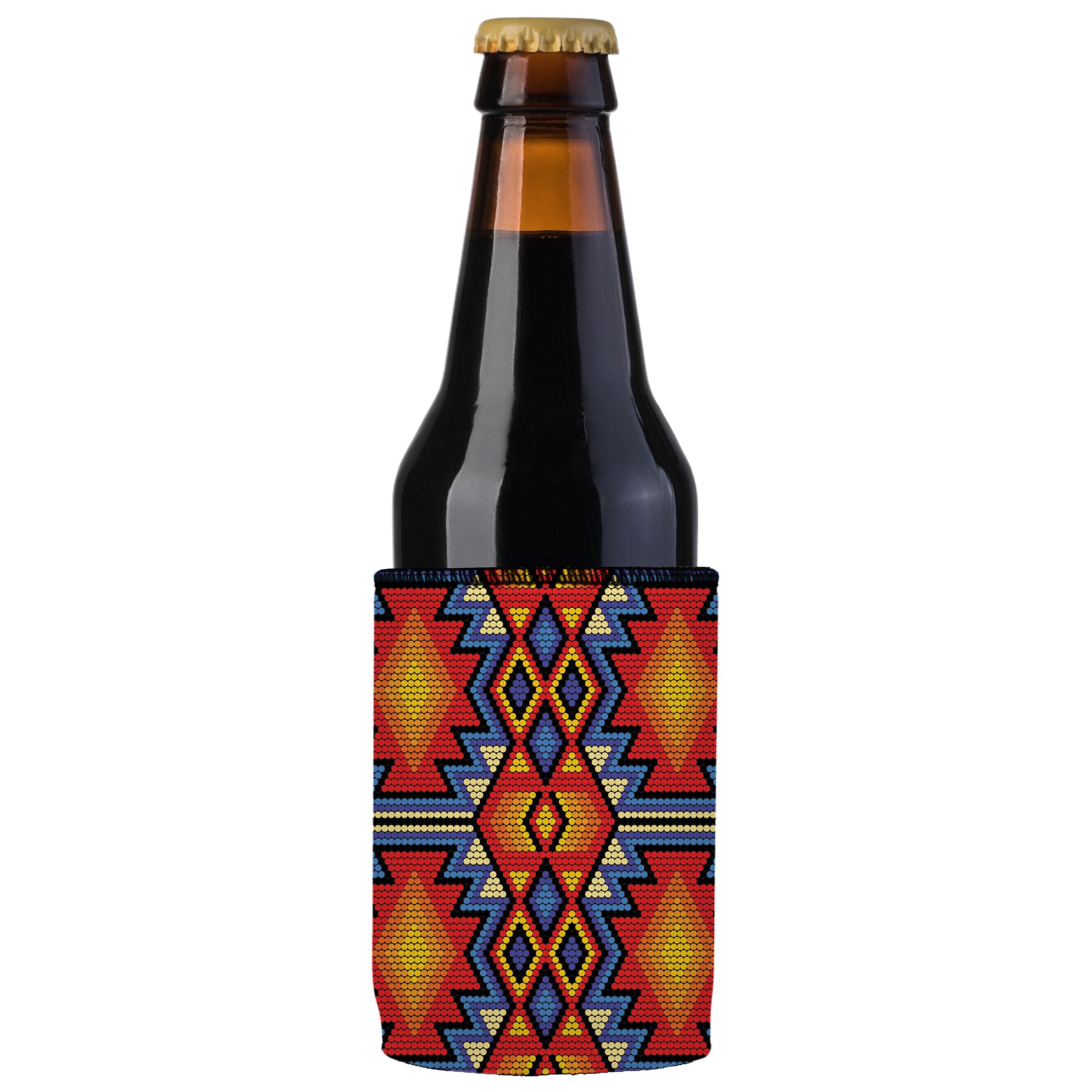 Stubbyz Huichol Beading Stubby Cooler