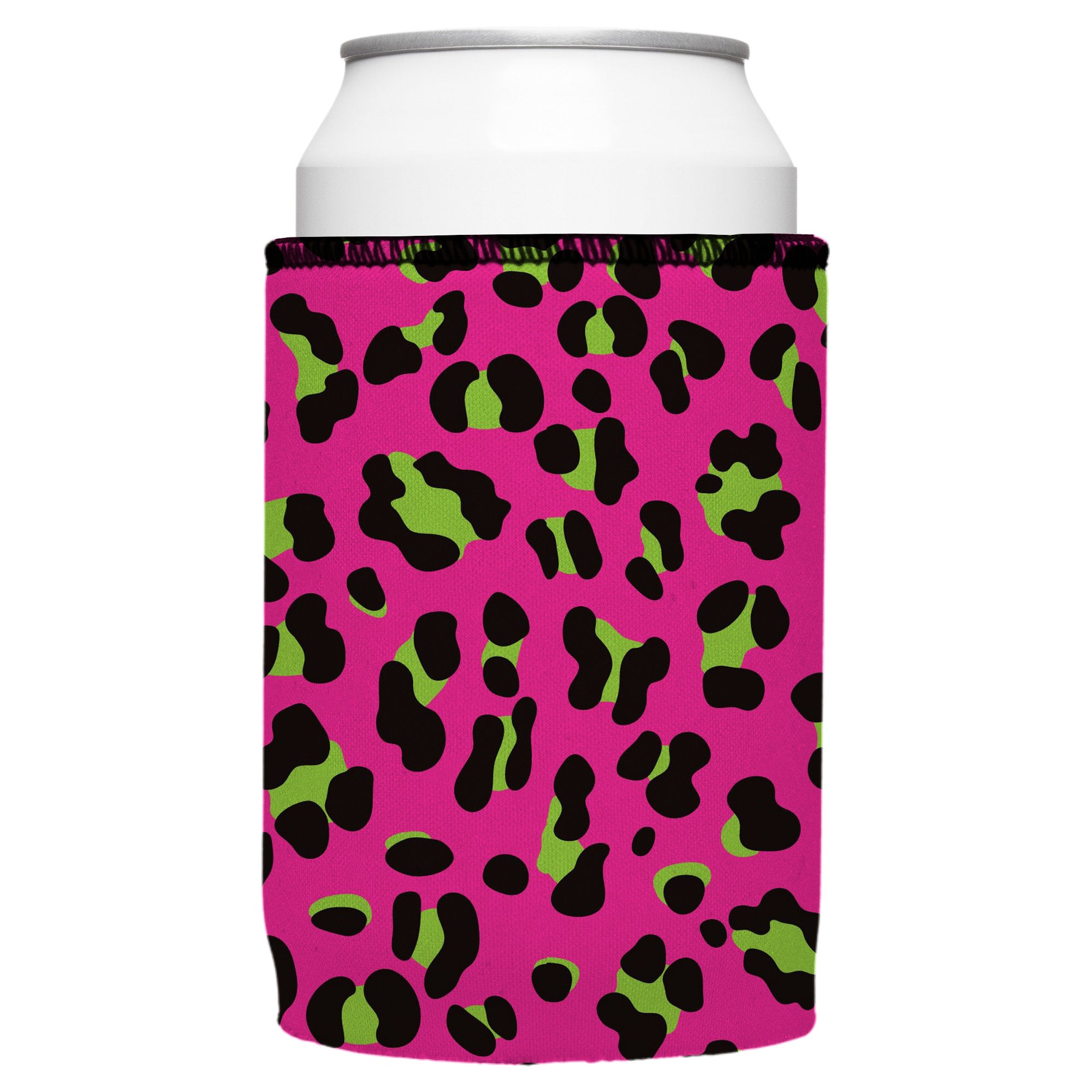 Stubbyz 80s Leopard Print Stubby Cooler