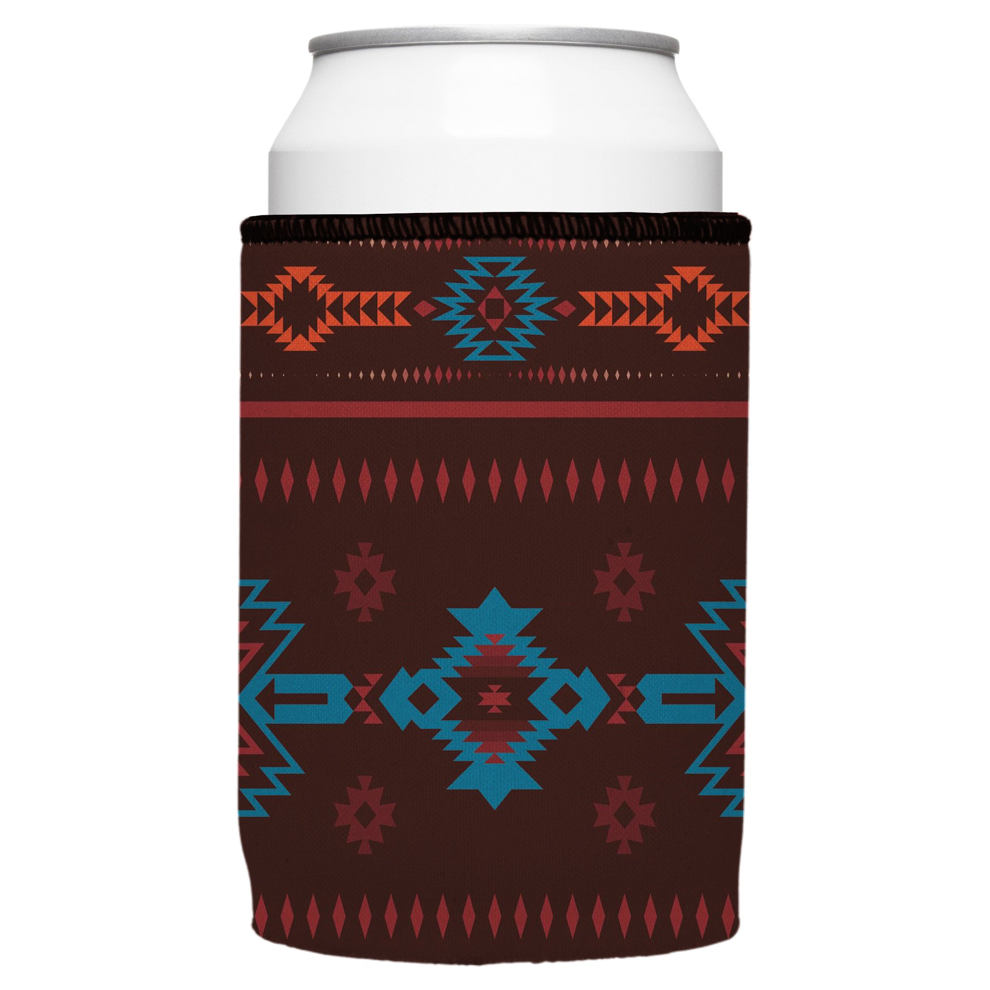 Stubbyz Brown Navajo Rug Stubby Cooler