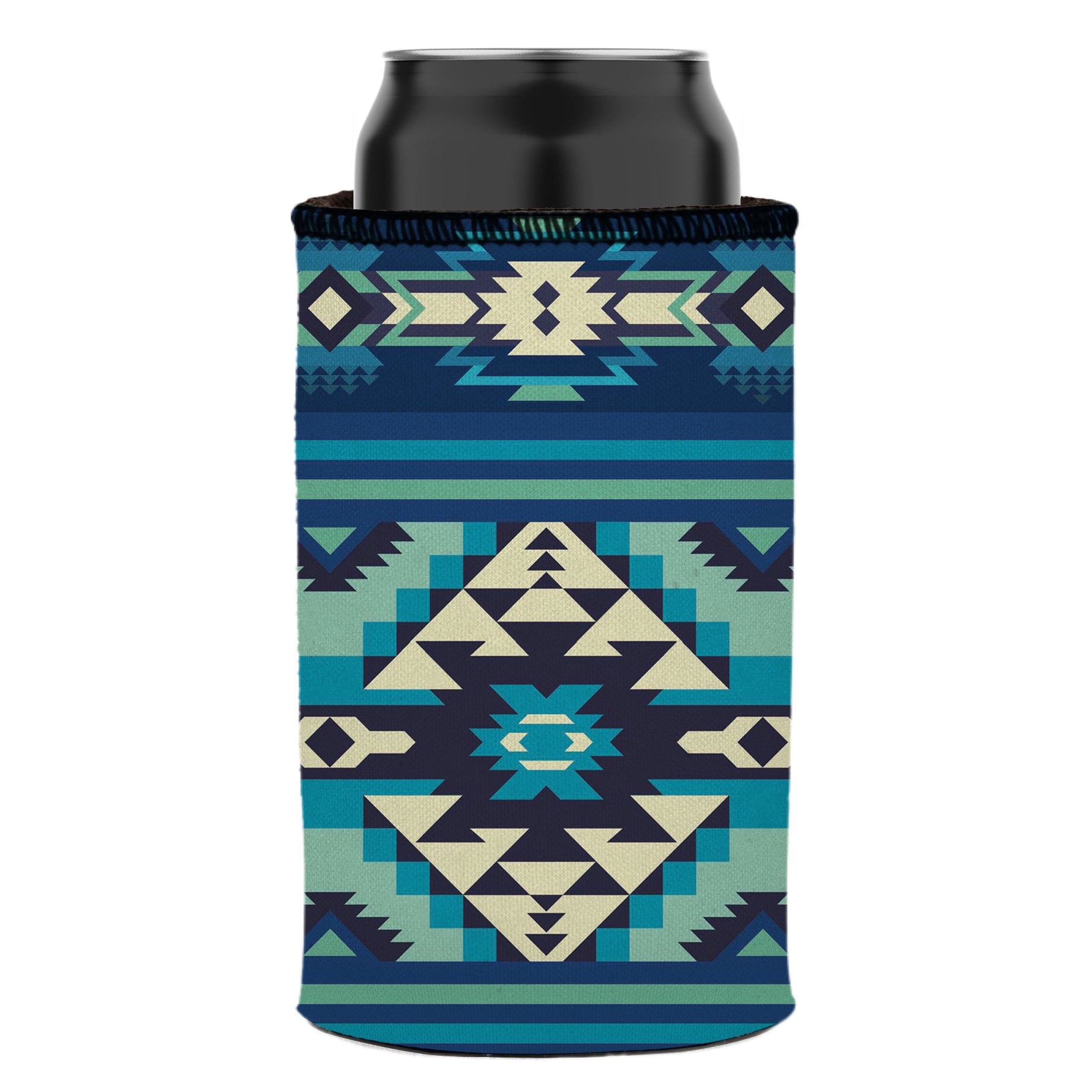 Stubbyz Blue Navajo Rug Stubby Cooler