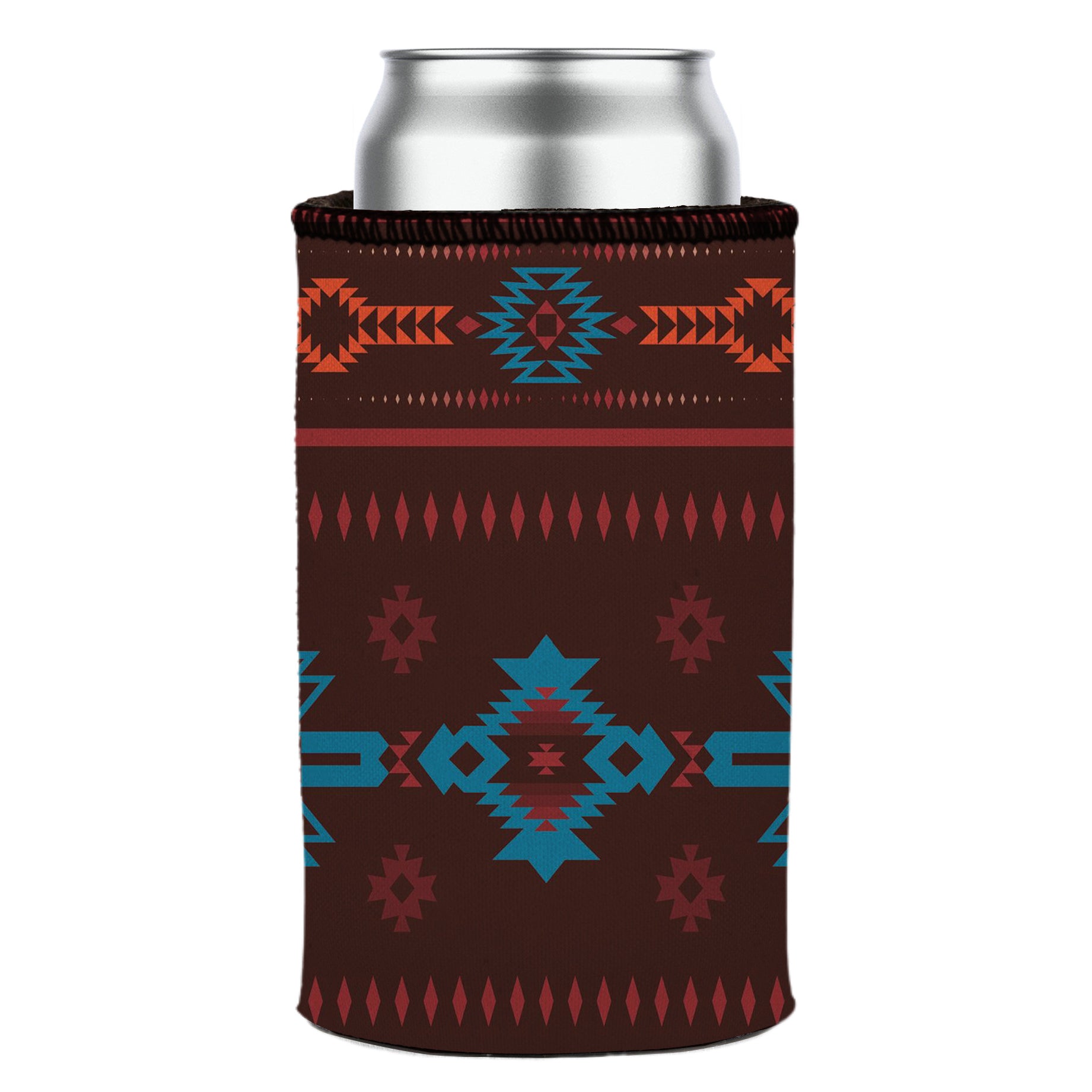 Stubbyz Brown Navajo Rug Stubby Cooler