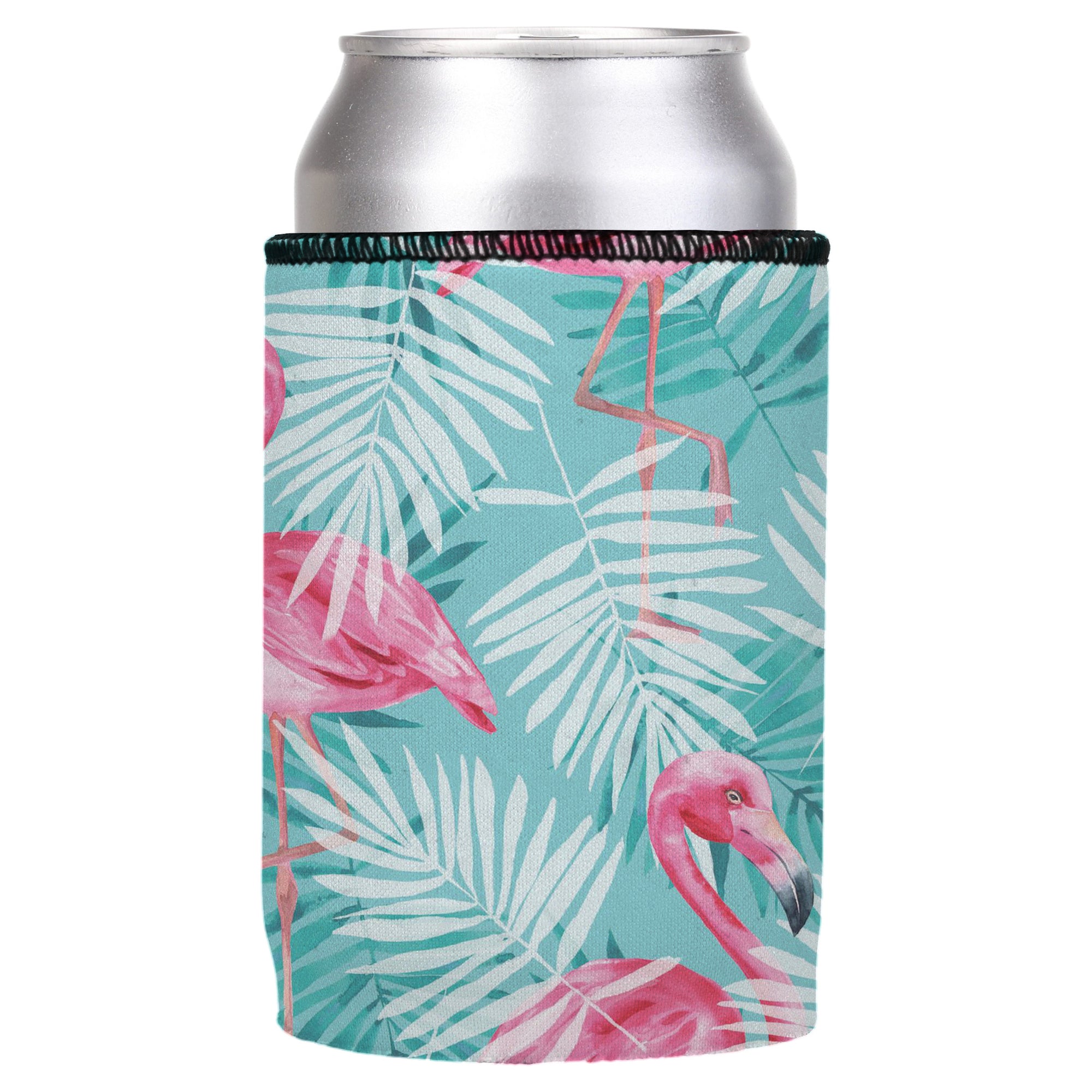 Stubbyz Pink Flamingos Stubby Cooler