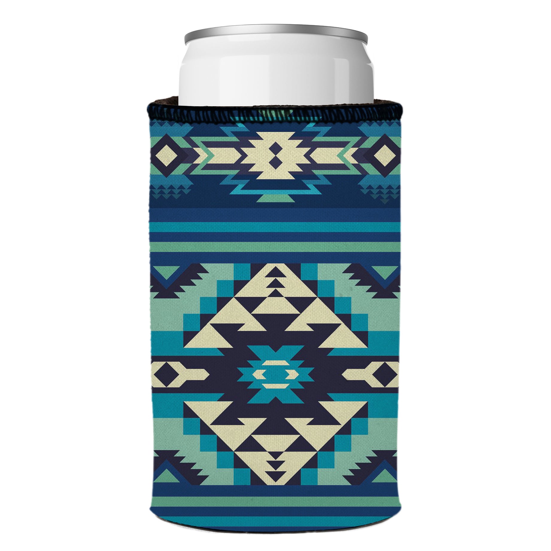 Stubbyz Blue Navajo Rug Stubby Cooler