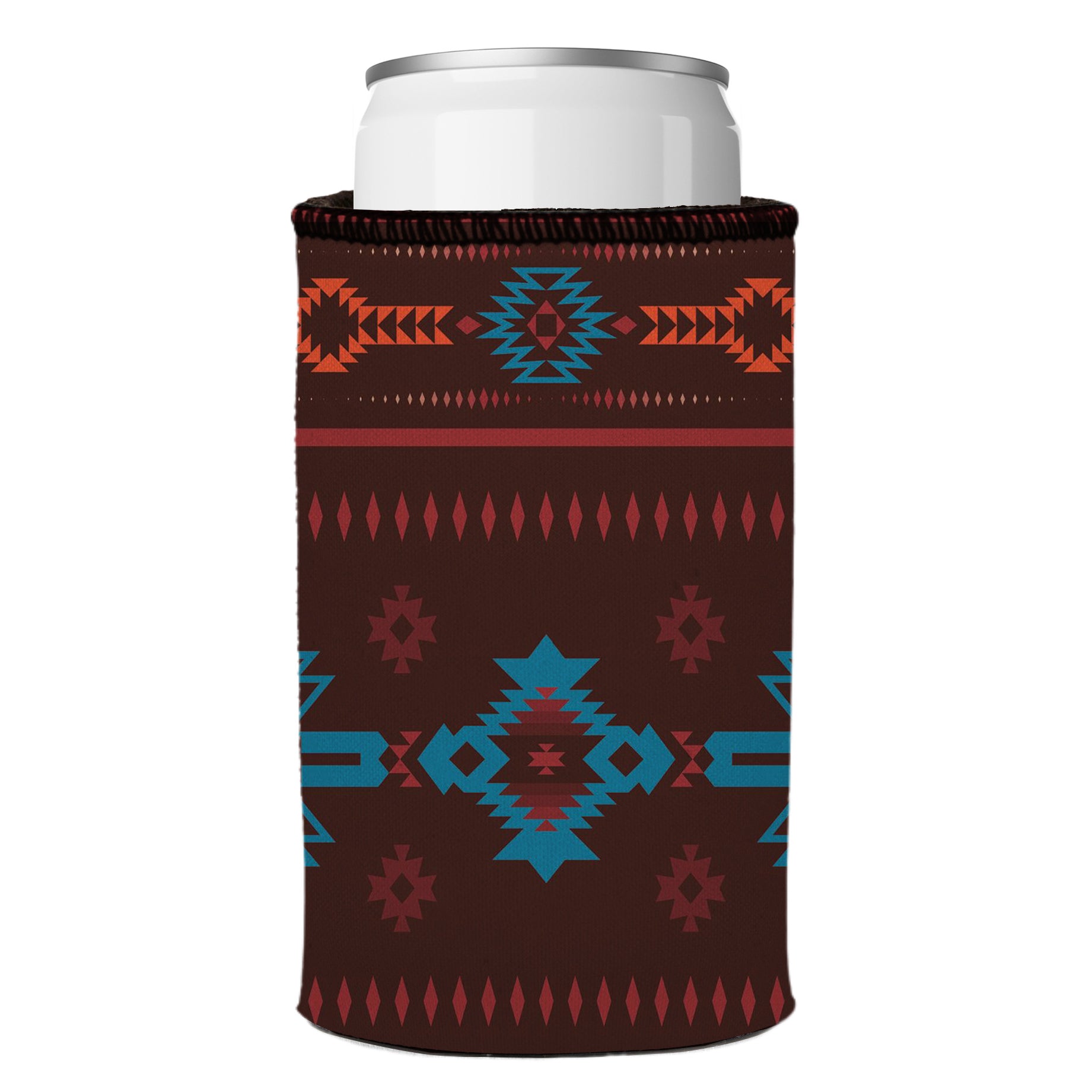 Stubbyz Brown Navajo Rug Stubby Cooler