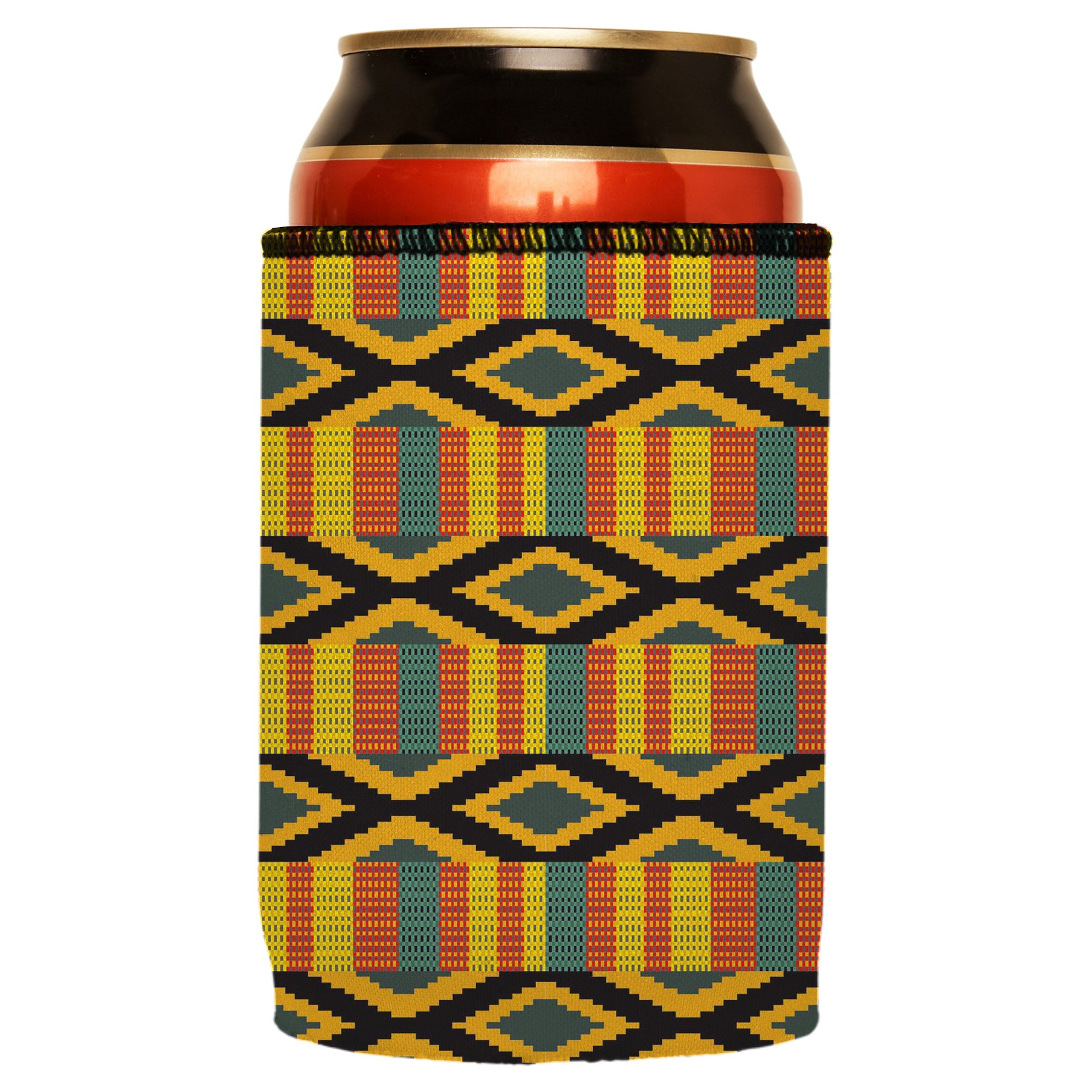 Stubbyz Ghana Kente Stubby Cooler